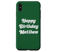 Buon Compleanno Matthew Custodia per iPhone XS Max