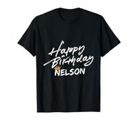 Buon Compleanno Nelson Tees per la Festa Maglietta