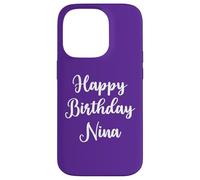 Buon Compleanno Nina Custodia per iPhone 14 Pro