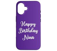 Buon Compleanno Nina Custodia per iPhone 16
