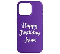 Buon Compleanno Nina Custodia per iPhone 16 Pro