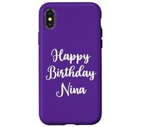 Buon Compleanno Nina Custodia per iPhone X/XS