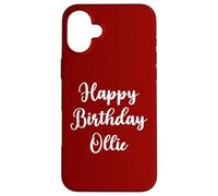 Buon Compleanno Ollie Custodia per iPhone 16 Plus
