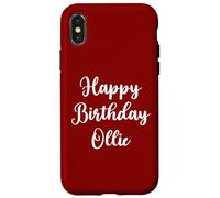 Buon Compleanno Ollie Custodia per iPhone X/XS