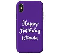 Buon Compleanno Ottavia Custodia per iPhone X/XS