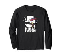 Buon Compleanno, Questo Pinguino Ninja ha compiuto 5 Anni Maglia a Manica