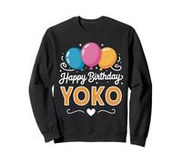 Buon Compleanno Yoko Felpa