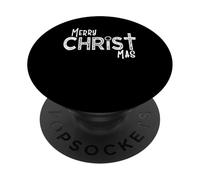 Buon Cristo-Mas Minimal Cristiano Religioso Natale PopSockets PopGrip Adesivo