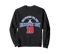 Buon decimo Compleanno per Ragazzi, Hockey su Ghiaccio, Festa di Compleanno per Tutto Il Giorno Felpa