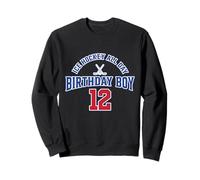 Buon dodicesimo compleanno per ragazzi Hockey su ghiaccio Festa di compleanno per tutto il giorno Felpa