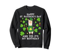 Buon giorno di San Patrizio e sì è il mio compleanno amante lama Felpa