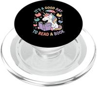 Buon giorno per leggere un libro Whimsical Unicorn PopSockets PopGrip per MagSafe