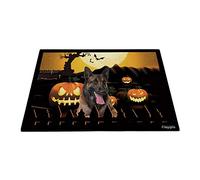 Buon Halloween Con Il Mio Amore Cane Pastore Belga Malinois, Jack O Lantern Tappetino Da Bagno Confortevole Tappeto Ingresso Casa Zerbino Di Benvenuto Per Soggiorno Terrazzo 40X60Cm