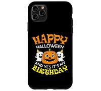 Buon Halloween, è il mio compleanno nato su Girl Boy Party Custodia per iPhone 11 Pro Max