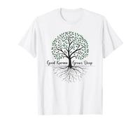Buon Karma cresce Natura Profonda Anima Arte Spirituale Maglietta