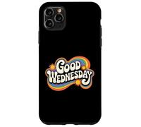 Buon mercoledì retrò Groovy vibrazioni positive Vintage anni '60 Custodia per iPhone 11 Pro Max