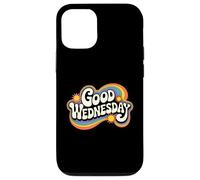 Buon mercoledì retrò Groovy vibrazioni positive Vintage anni '60 Custodia per iPhone 12/12 Pro