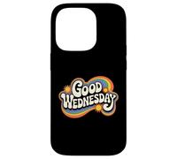 Buon mercoledì retrò Groovy vibrazioni positive Vintage anni '60 Custodia per iPhone 14 Pro