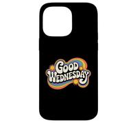 Buon mercoledì retrò Groovy vibrazioni positive Vintage anni '60 Custodia per iPhone 14 Pro Max