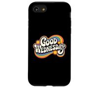 Buon mercoledì retrò Groovy vibrazioni positive Vintage anni '60 Custodia per iPhone SE (2020) / 7/8