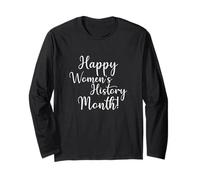 Buon Mese della Storia delle Donne Potenziamento delle Donne Maglia a Manica