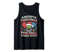 Buon Natale 2025 Divertente Pickleball Cappello di Babbo Natale Canotta