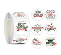Buon Natale Adesivo Fatto A Mano 500pcs Prodoti Per Imballaggio Regalo La Decalcomania Da Cucina Etichetta Adesivi Fatti A Mano