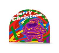 Buon Natale Babbo Natale colorato acrilico ristorante portatovaglioli per bagno, ristorante autoportante portatovaglioli per bagno arredamento casa per Farmhouse Cocktail