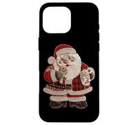 Buon Natale Babbo Natale con pan di zenzero Custodia per iPhone 16 Pro Max