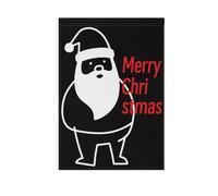 Buon Natale Babbo Natale nero vacanze bandiere banner per la decorazione del giardino 28x40 double sided