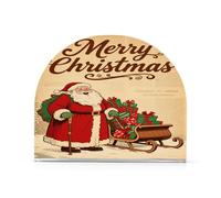 Buon Natale Babbo Natale Retro Acrilico portatovaglioli di carta per feste, matrimoni, eventi freestanding distributore di tovaglioli commerciali decorazioni per la casa per bagno, ristorante