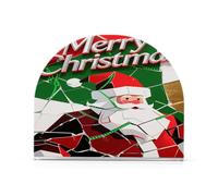 Buon Natale Babbo Natale Rosso Verde Acrilico giorno portatovaglioli per Picnic Bar Rustico freestanding top tovagliolo dispenser arredamento casa per Picnic Bar Rustico