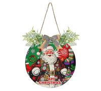 Buon Natale Babbo Natale Vintage Decorativo Home Decor Bagno porta segni divertente segno per la parte anteriore per primavera estate autunno inverno vacanze Halloween Natale Pasqua arredamento