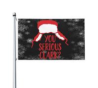 Buon Natale Bandiere You Serious Clark Bandiera Bandiera unica da parete per portico 3x5 Ft, You Serious Clark Arazzo per ufficio