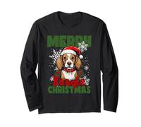 Buon Natale Beagle Dog Lover Delight Maglia a Manica