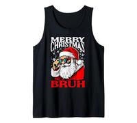 Buon Natale Bruh Divertente Gen Z Alpha Santa Meme Rizzler Canotta
