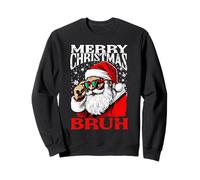 Buon Natale Bruh Divertente Gen Z Alpha Santa Meme Rizzler Felpa
