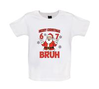 Buon Natale Bruh - T-Shirt Per Bambini / Body - Sei Sette 6 7 Meme Brainrot