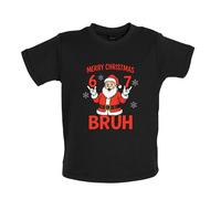 Buon Natale Bruh - T-Shirt Per Bambini / Body - Sei Sette 6 7 Meme Brainrot