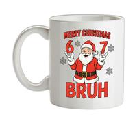 Buon Natale Bruh - Tazza IN Ceramica - Sei Sette 6 7 Meme Brainrot Divertente
