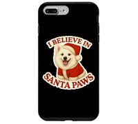 Buon Natale, cane eschimese americano I Believe In Santa Paws Custodia per iPhone 7 Plus/8 Plus