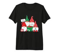 Buon Natale Cappelli di Babbo Natale Nani Folletti Natalizi Maglietta Premium