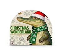 Buon Natale coccodrilli vassoio portatovaglioli acrilico per bagno, ristorante indipendente vintage tovagliolo dispenser decorazioni per la casa per bagno, ristorante 1 confezione