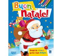 Buon Natale! Coloro con gli stickers. Con adesivi. Ediz. illustrata
