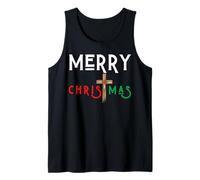 Buon Natale Cristo Gesù Compleanno Amore Christian Holiday Canotta