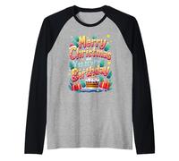 Buon Natale e Sì, è Il Mio Compleanno Ragazzi, Ragazze, BAMB Maglia con Maniche Raglan