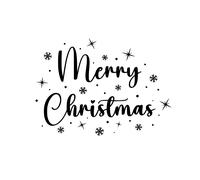 Buon Natale Finestra Adesivo Display Lettere Testo Caffè Negozio Casa Calcomania