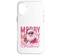 Buon Natale - Incontra il tuo nuovo Babbo Natale rosa Custodia per iPhone 16 Plus