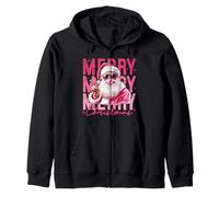 Buon Natale - Incontra Il Tuo Nuovo Babbo Natale Rosa Felpa con Cappuccio