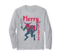 Buon Natale Krampus Maglia a Manica
